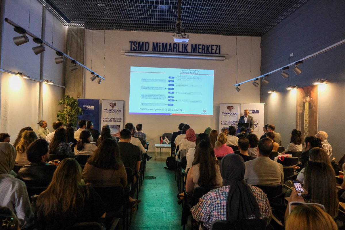 TurkSMD's tweet photo. TSMD Mimarlık Merkezi Yapı Sohbetleri Serisi’nin “Taşıyıcı Sistemler - Tektonik’’ temalı beşinci sohbeti, 23 Mayıs 2025 tarihinde TSMD Mimarlık Merkezi’nde gerçekleşti. https://t.co/XGyXvO8ZQm