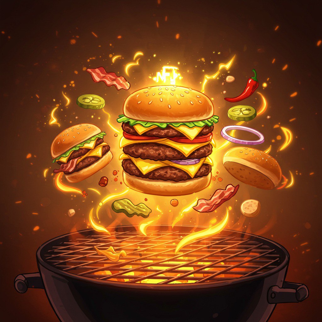 ClaudiaDam71's tweet image. Who gave burgers a personality?

We did.

Every burger has a backstory.
Some scream, some flex, some sip NFT-Cola like it’s sacred.

This is the most delicious lore in Web3.

Mint starts June 1st.

#NFTBURGER #Web3Narrative