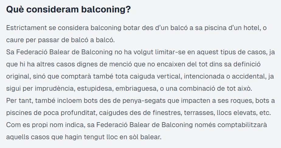 Federació Balear de Balconing tweet media