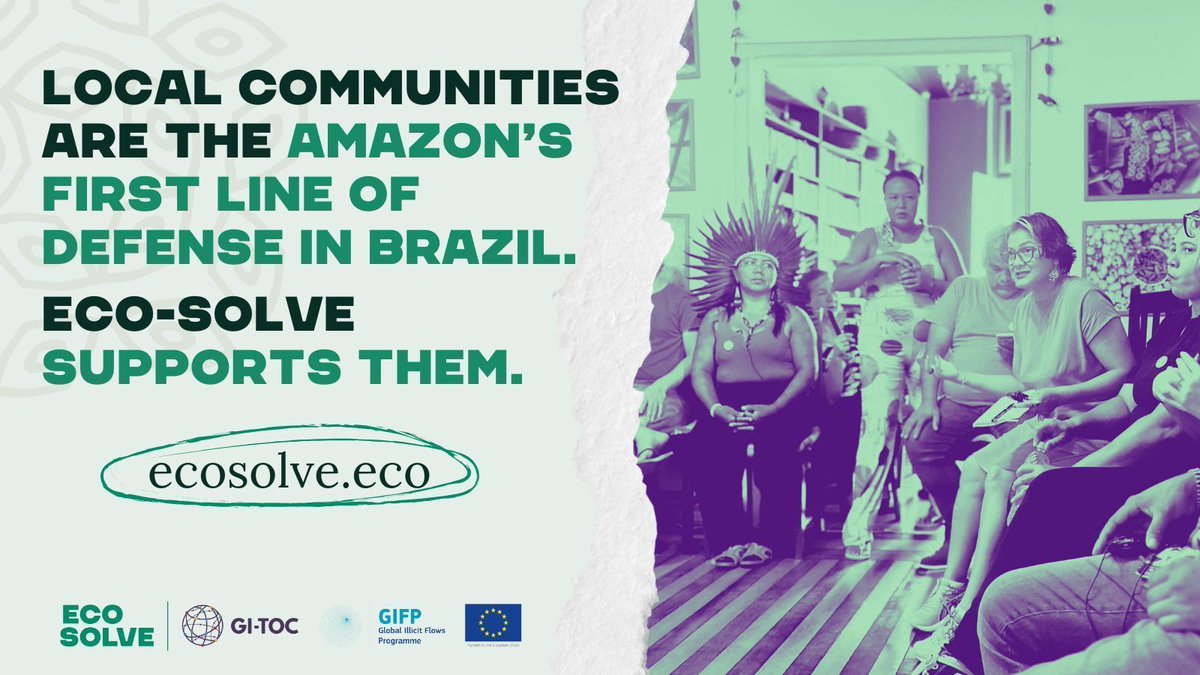 Global Initiative (@gi_toc) on Twitter photo Local communities are the Amazon’s first-line defenders.
#EcoSolve supports 4️⃣ bold, grassroots initiatives in Pará, Brazil 🇧🇷 tackling deforestation, illegal mining, wildlife trafficking & more.
👉 Meet the projects: buff.ly/03Yqaow
<a href="/EU_FPI/">EU Service for Foreign Policy Instruments 🌐</a> Local communities are the Amazon’s first-line defenders.
#EcoSolve supports 4️⃣ bold, grassroots initiatives in Pará, Brazil 🇧🇷 tackling deforestation, illegal mining, wildlife trafficking & more.
👉 Meet the projects: buff.ly/03Yqaow
<a href="/EU_FPI/">EU Service for Foreign Policy Instruments 🌐</a>