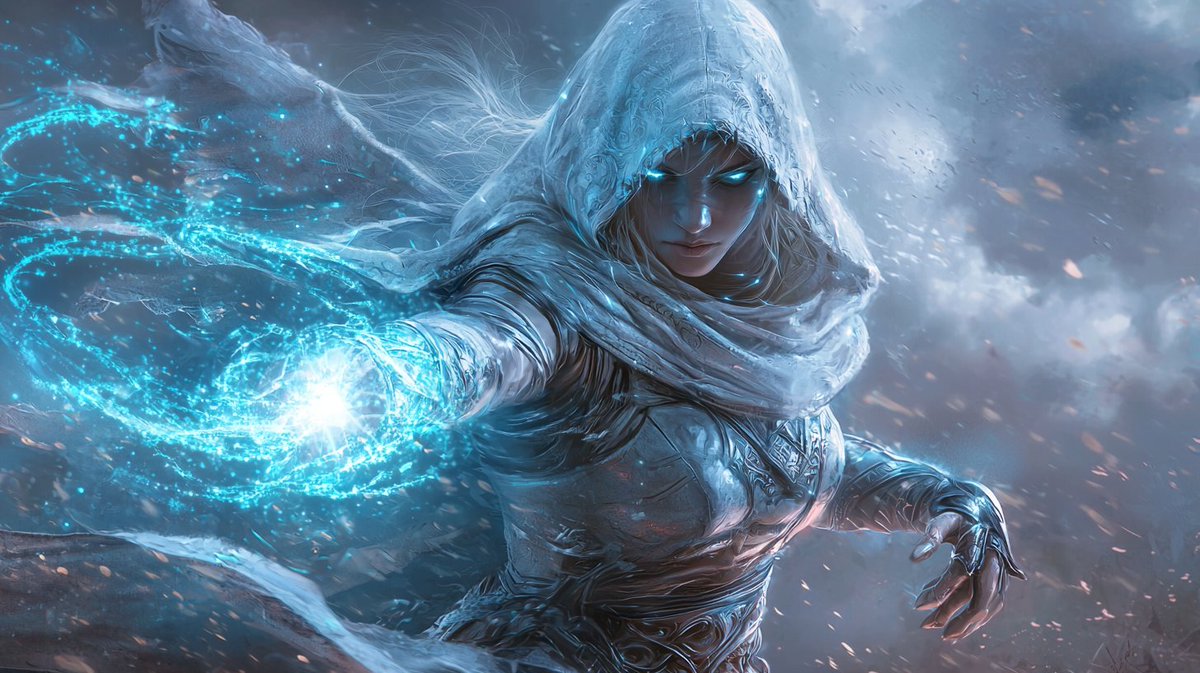 Synth_Cyborg's tweet photo. She speaks in storms. Her silence strikes harder than steel.
#ArcaneAssassin #StormWielder #MythicPower #SpaceArt https://t.co/twyqLaVjpu
