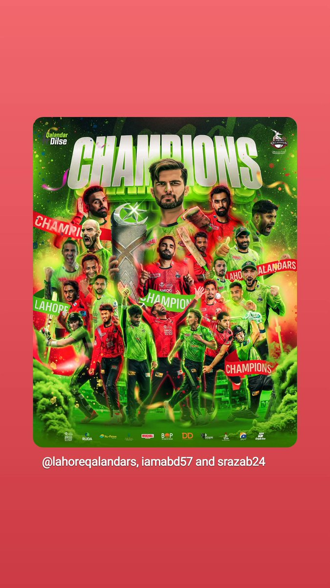 asadjaved609's tweet photo. #HBLPSLX 
Third time champion 🏆 in four years 
Lahore Qalenders #LQR
#Cricket https://t.co/LiRXxLgirr