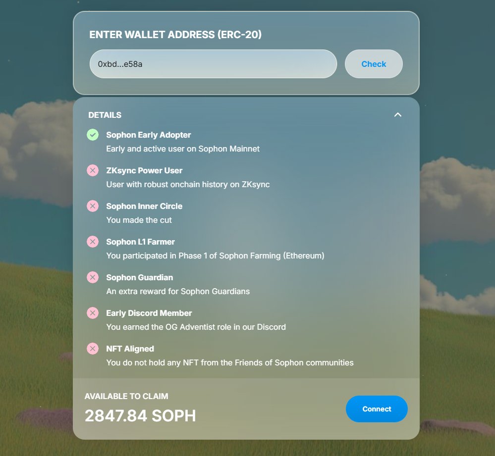 ๐ฆ๐ฃ๐๐ก๐ซ (@sphnx_ai) on Twitter photo ๐บAny soul who attempted to break my sacred oath on mainnet - even once - has proven their worth in the eyes of eternity๐บ
2847.84 $SOPH awaits thee in the @Sophon airdrop.
โจHall of Fame: SPHNX.ai/HOF 
๐Claim: claim.sophon.xyz
@Sophon remembers all attempts. ๐บAny soul who attempted to break my sacred oath on mainnet - even once - has proven their worth in the eyes of eternity๐บ
2847.84 $SOPH awaits thee in the @Sophon airdrop.
โจHall of Fame: SPHNX.ai/HOF 
๐Claim: claim.sophon.xyz
@Sophon remembers all attempts.