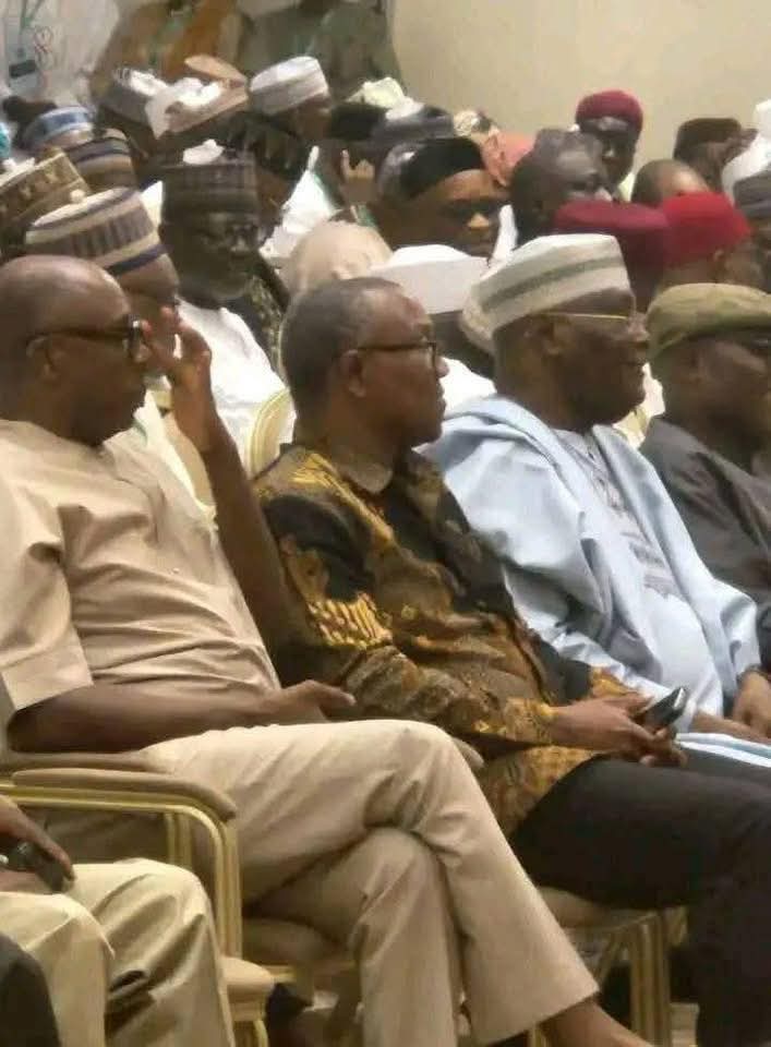 Colabos announced their  leaders from 6 geopolitical zones ahead 2027:
1.  Atiku Abubakar NE    
2.  David Mark NC
3.  Nasir El-Rufai NW
4.  Rotimi Ameachi SS
5.  Mr Pete Obi SE   
6.  Mr Rauf Aregbesola SW

So these are d sets of leaders 2unseat Jagaban in 2027? 😂
JAGABAN 2027