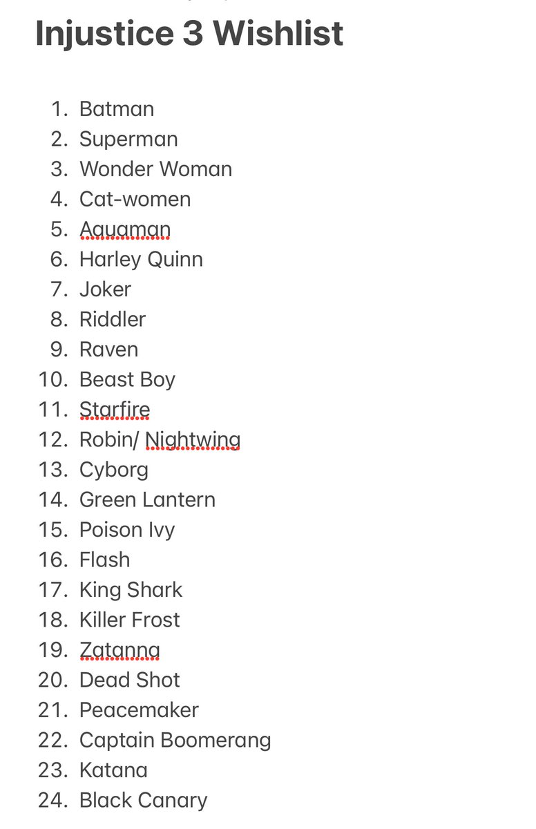 EBOSS7777's tweet image. Injustice 3 Perfect Roster ?? Or who would you add/ replace??
@noobde @MortalKombat @InjusticeGame @Osu16Bit
#injustice #injustice3 #NetherRealm #NetherRealmStudios
