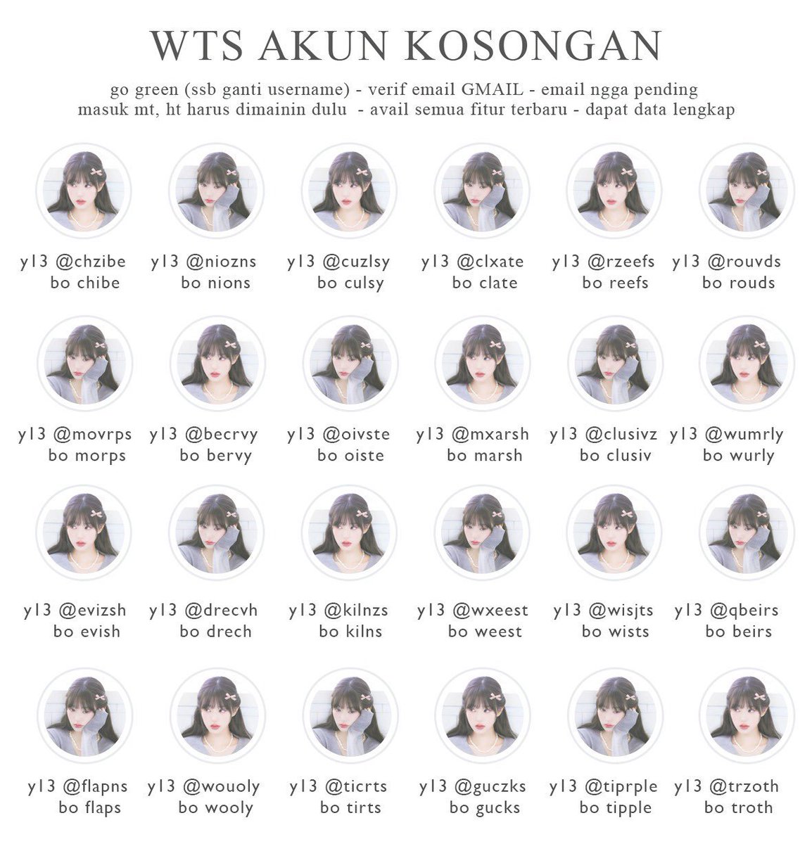 optirmal's tweet photo. @balleriue Yang y13 ini ada? https://t.co/QZmom5PXGU