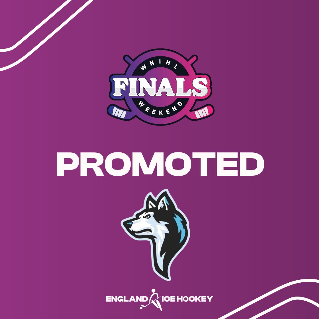 ⭐️🐶 A hat-trick from Katie Edginton and shutout by Gemma Davies help Bristol Huskies to a 3-0 win and promotion to the WNIHL Elite League!