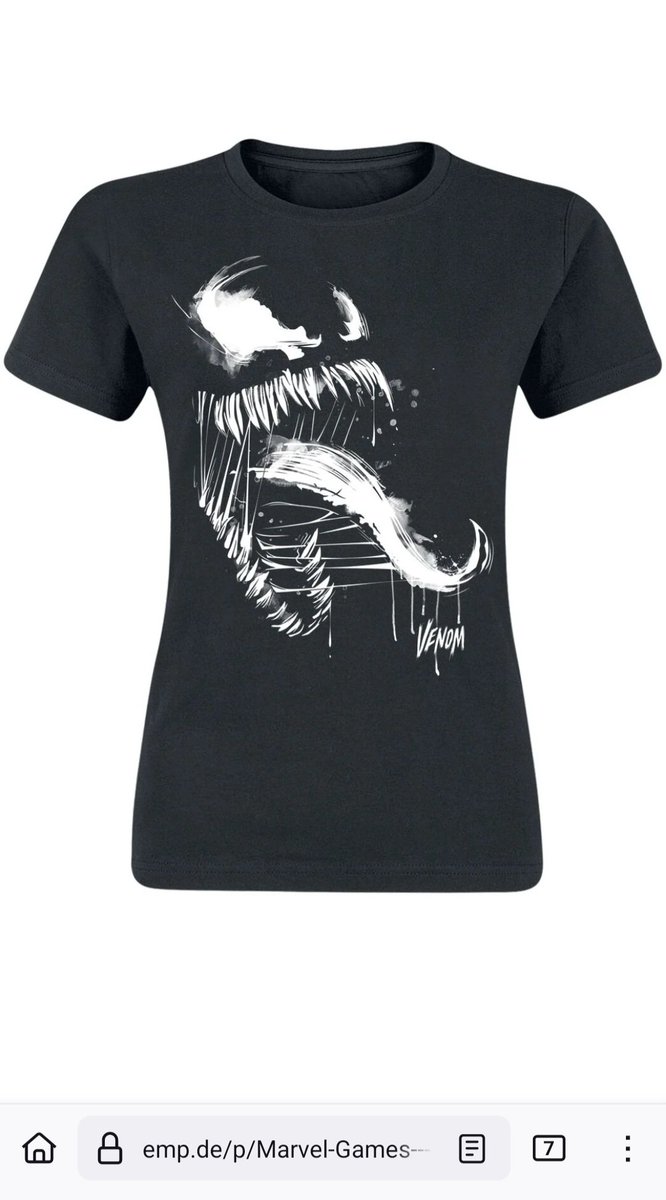 Ich bin ein klein wenig Ü30 und liebäugel gerade mit einem Venom T-Shirt.... 😍