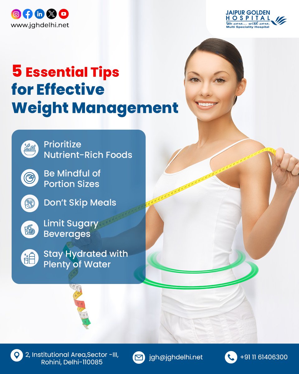 Struggling with Weight Management? We’ve Got You Covered!

Achieving a healthy weight doesn’t have to be complicated. Follow these 5 simple, sustainable tips to stay on track and feel your best every day!

Your journey to better health starts with small, smart choices.
