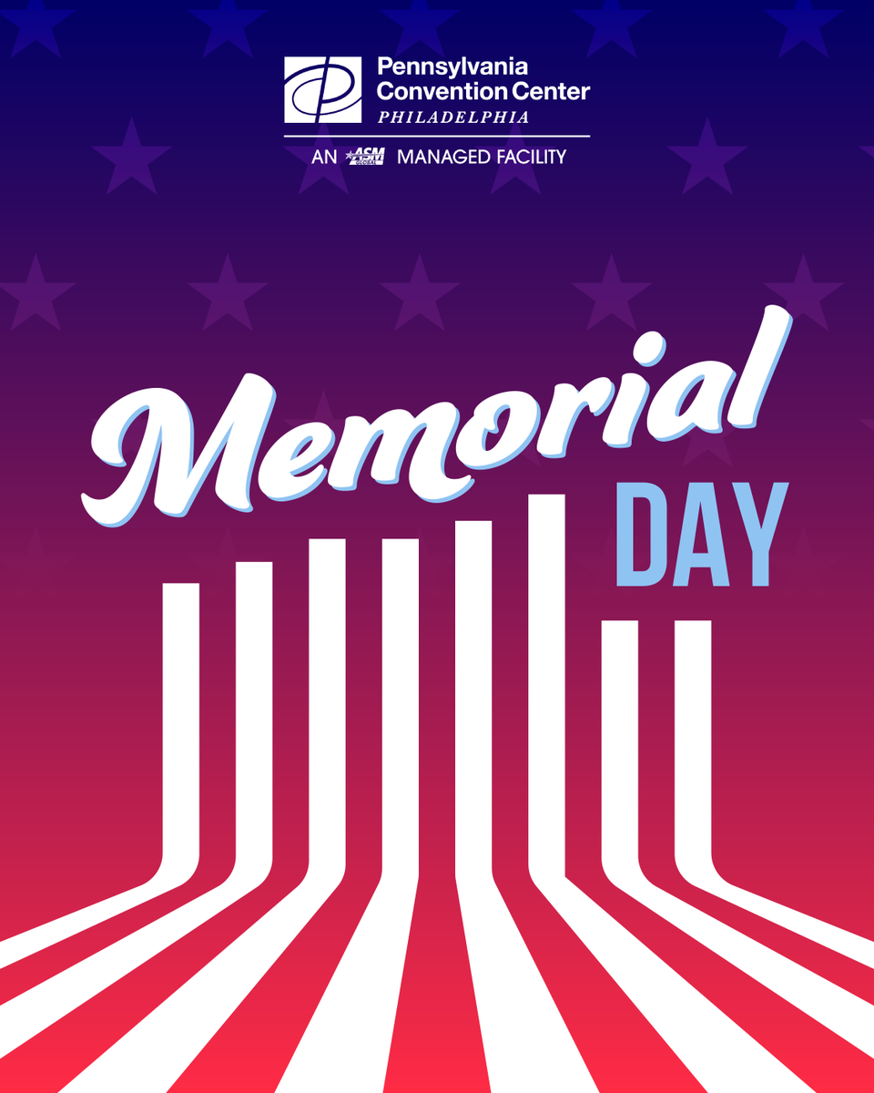 We join the nation in honoring those who have made the ultimate sacrifice for our country!

#MemorialDay #PAConventionCenter