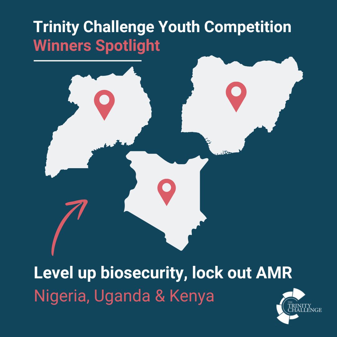 The Trinity Challenge (@trinitychall) on Twitter photo 🎉'Level up Biosecurity; Lock out AMR!'- with a vast youth network, this campaign is training AMR champions, supporting women farmers, & distributing biosecurity kits to reduce antibiotic misuse on smallholdings. More here: ow.ly/IBo750VTKk6
<a href="/Vetkonectng/">Vetkonect Ng</a> & <a href="/bioshiedsquad/">bioshiedsquad</a> 🎉'Level up Biosecurity; Lock out AMR!'- with a vast youth network, this campaign is training AMR champions, supporting women farmers, & distributing biosecurity kits to reduce antibiotic misuse on smallholdings. More here: ow.ly/IBo750VTKk6
<a href="/Vetkonectng/">Vetkonect Ng</a> & <a href="/bioshiedsquad/">bioshiedsquad</a>