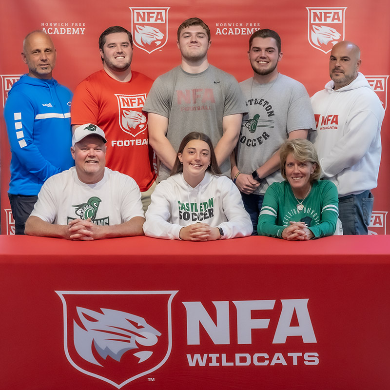 Congratulations, Chloe Green! Chloe recently committed to continue her academic and athletic journey at Castleton University, where she will compete in soccer.