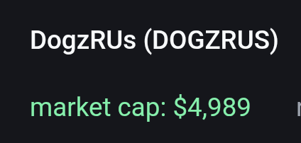 DogzRUs's tweet photo. Let's Push DogzRUs Higher Guys! Only Been 1 Hour Since Launch! Let's Pump This For All The Dogz! #Doge #shibi #FLOKI #memecoin #DogzRUs #Solona https://t.co/E8ni695AI9