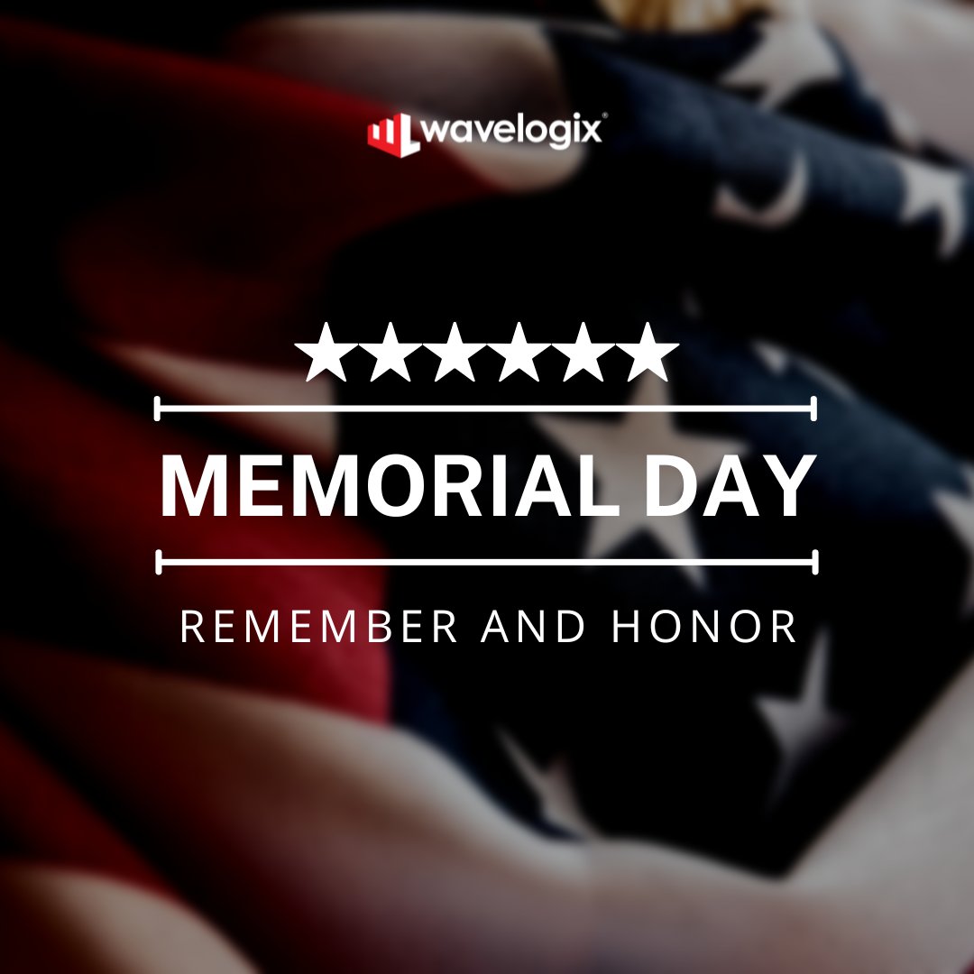 Wavelogix314's tweet image. Today, we honor and remember the brave men and women who made the ultimate sacrifice for our freedom. 🇺🇸
The Wavelogix team wishes you a meaningful Memorial Day.
#MemorialDay #HonorAndRemember #Wavelogix