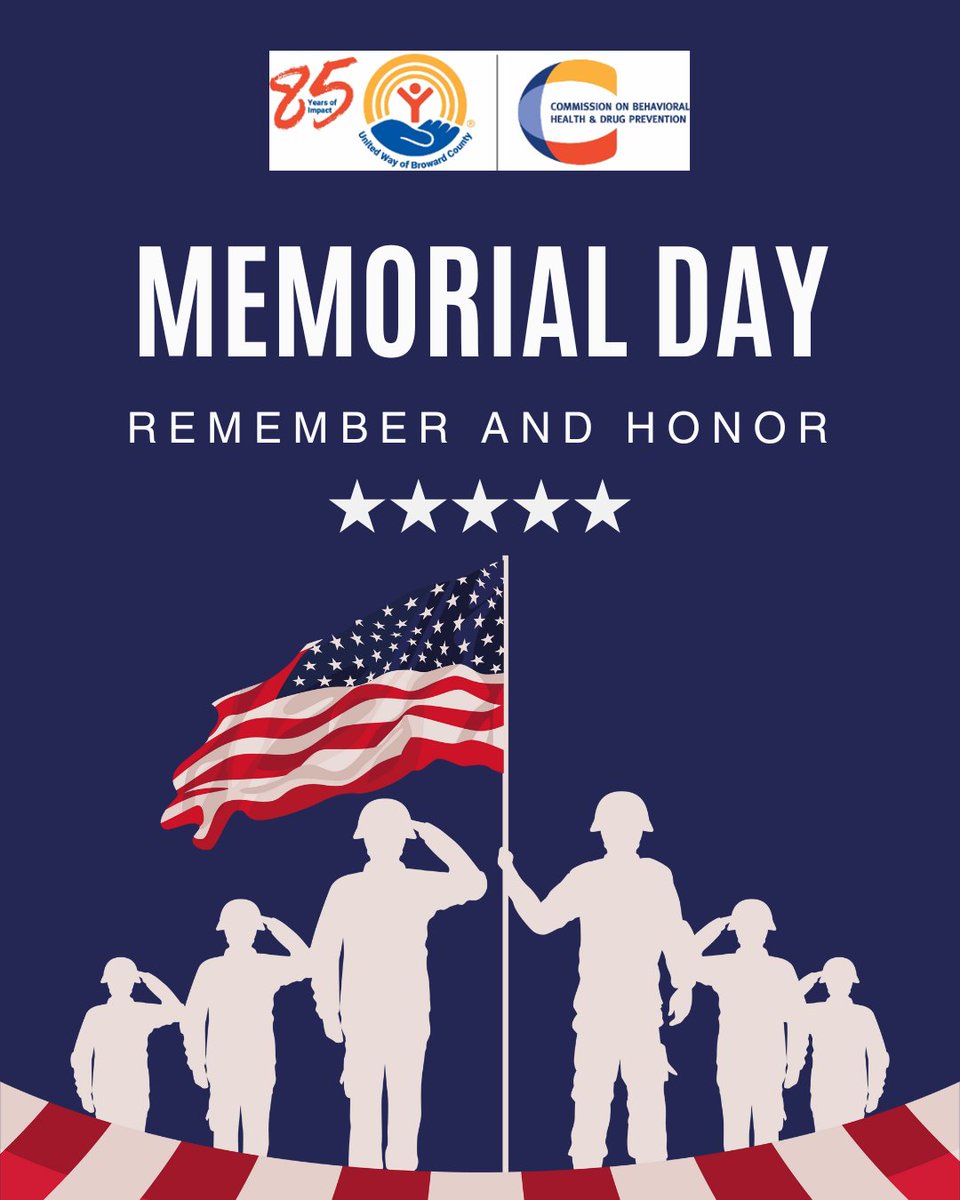 We remember their sacrifice—and serve those who return.

<a href="/UnitedWayBC/">United Way Broward</a>'s MISSION UNITED, helps veterans successfully transition back to civilian life.

Learn more here: unitedwaybroward.org/mission-united

#MemorialDay