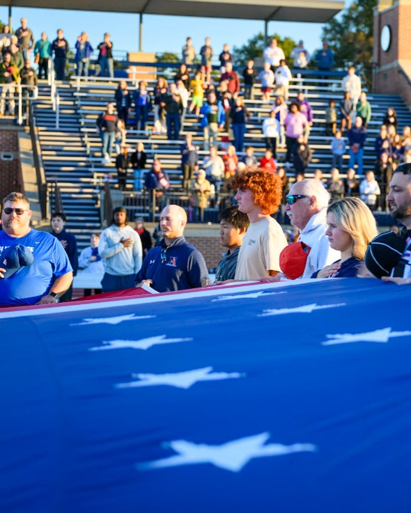 Norfolk Academy is closed today, Memorial Day, in honor of all who have given their lives in service to our nation.⁣ This photo is from one of our school’s most recent Military Appreciation Night ceremony.