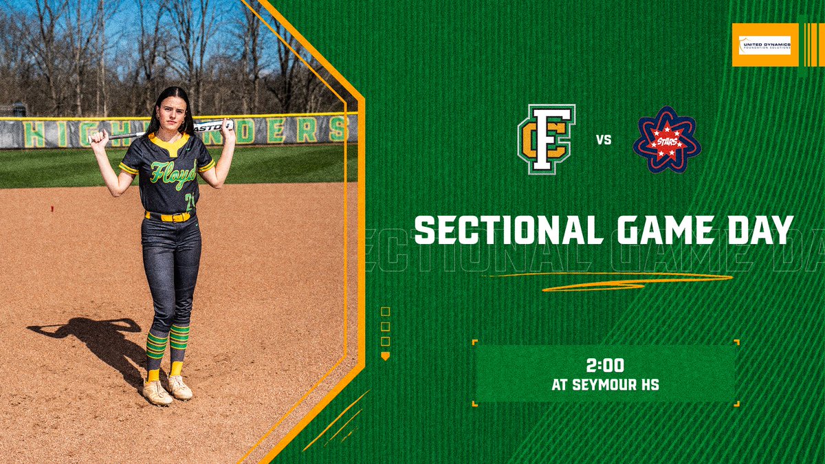 Floyd_Softball's tweet photo. Get up! It's Sectional Game Day!! Join us in Seymour for our 2:00 game vs BNL. Wear your best GREEN or Hawaiian gear and help us Stack The Bricks! 🌺🏝️🟢🟡
#StackTheBricks🧱 https://t.co/iRSWBfXZOv