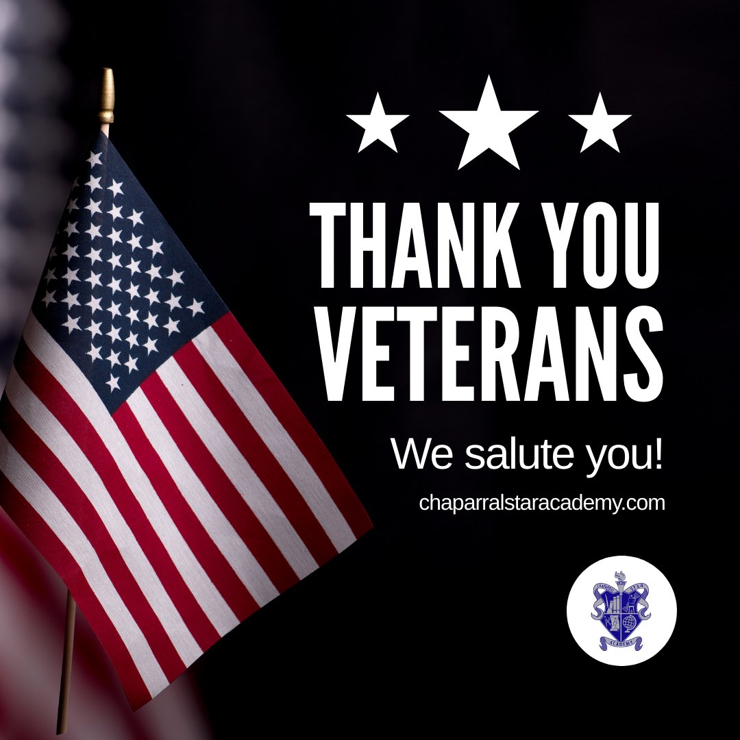 This Memorial Day, we honor and remember the brave men and women who made the ultimate sacrifice for our freedom. Their courage and dedication will never be forgotten.

Wishing our Chaparral Star Academy community a meaningful and reflective Memorial Day.