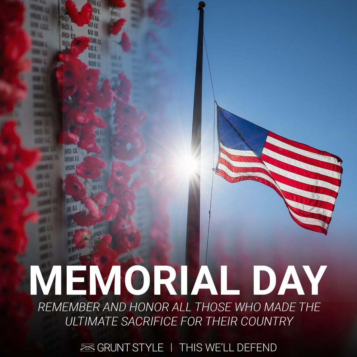 Remember and honor all those who made the ultimate sacrifice for their country. #MemorialDay