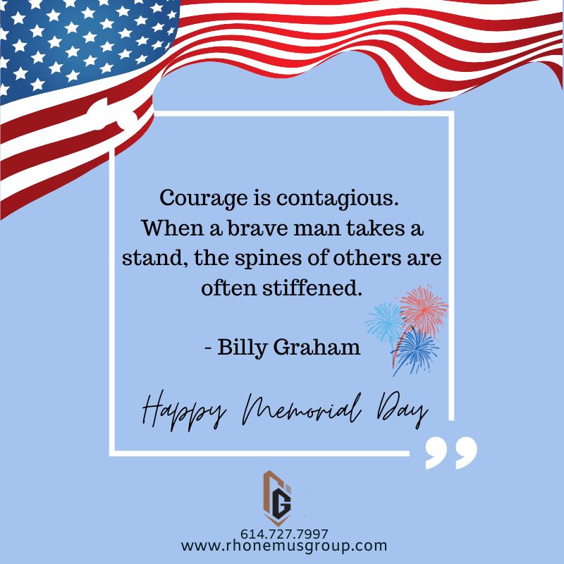 RhonemusGroup's tweet photo. Today we honor our fallen soldiers. Happy Memorial Day. #RG #RhonemusGroup https://t.co/F4fjzVjv0q