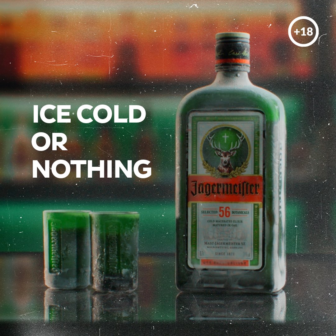 jagermeisterng's tweet photo. Warm Jäger? Now that’s mad disrespect. Serve am ice-cold, ALWAYS!
#TheMeistersExpression #JägermeisterNG #IceColdorNothing https://t.co/AvP9Zg2Njf