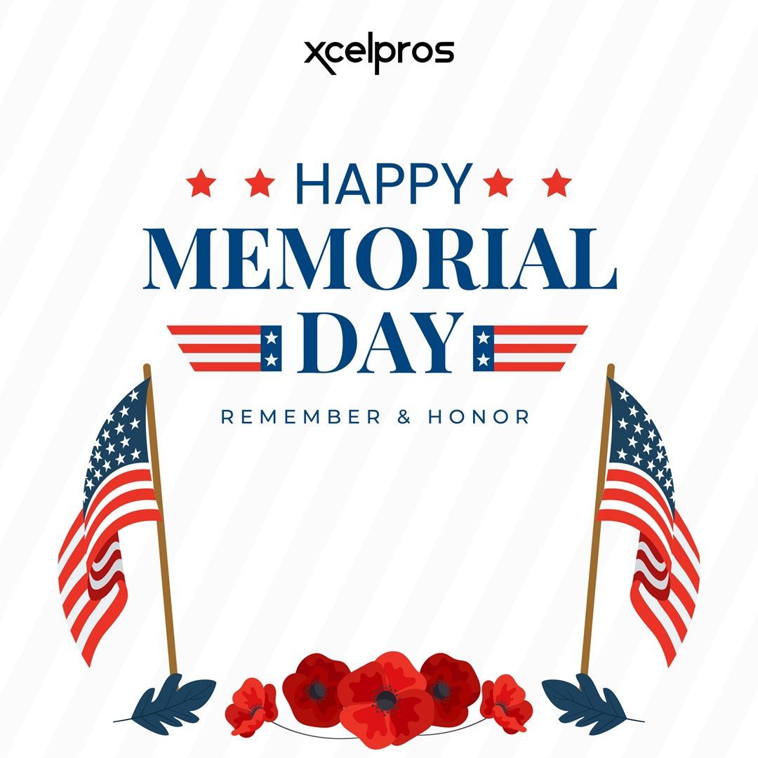 Remembering the brave. Honoring their sacrifice. Grateful, today and always.
#MemorialDay #HonorAndRemember #Gratitude #Xcelpros