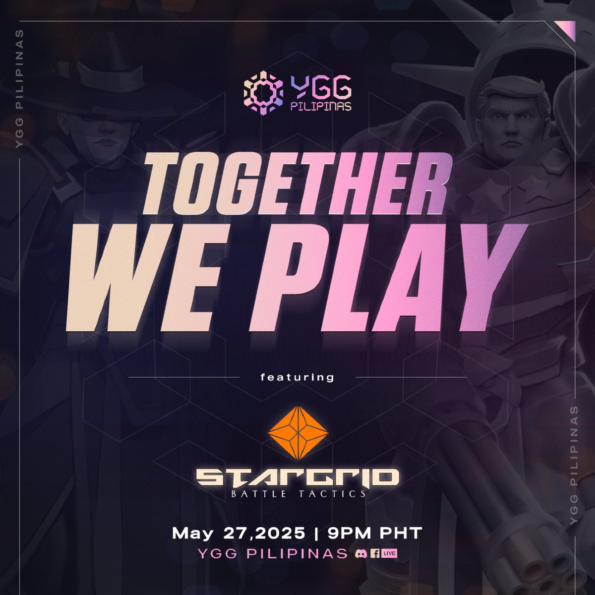 YGGPilipinas (@yggpilipinas) on Twitter photo Let’s explore the freshest grid in town! 🔥
<a href="/StarGridBattle/">StarGrid Battle Tactics</a> Tactics, the game that will challenge your strategy and tactic skills, has finally landed. Curious why? Join us at tomorrow’s Together We Play to learn how to play the game, figure out the best tips and tricks, and Let’s explore the freshest grid in town! 🔥
<a href="/StarGridBattle/">StarGrid Battle Tactics</a> Tactics, the game that will challenge your strategy and tactic skills, has finally landed. Curious why? Join us at tomorrow’s Together We Play to learn how to play the game, figure out the best tips and tricks, and