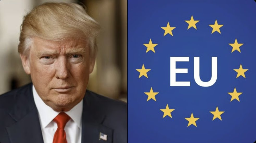 TheHodlReport's tweet photo. Last week Trump mumbled the T-word again, this time towards the EU.

Prices dropped.

Over the weekend, as he usually does (when TradFi markets are closed), he announced a pause and deadline extension.

Markets can now recover.

#Bitcoin can continue discovering new ATHs.

Looking forward to this week...who else is too?