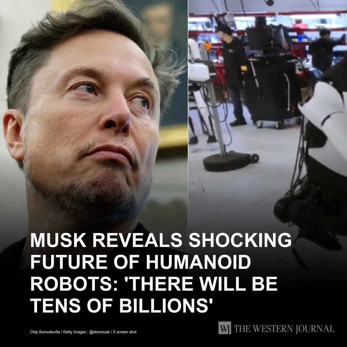 Elon Musk shared new footage of Tesla's new humanoid robots, and he has a bold prediction for their future. Beyond producing electric cars, Tesla has been developing humanoid robots that are increasingly capable of a wide variety of tasks. They call the… w-j.co/s/6202f