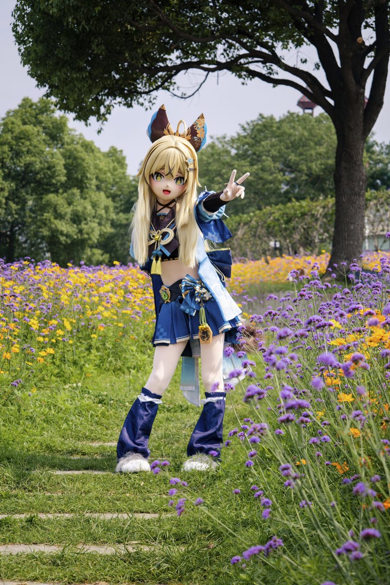 今天也要KiraKira！！！
🪄：<a href="/zhuangzhuang91/">壮壮人</a> 
#kigurumi #GenshinImpact #原神 #绮良良 #Kirara #綺良々