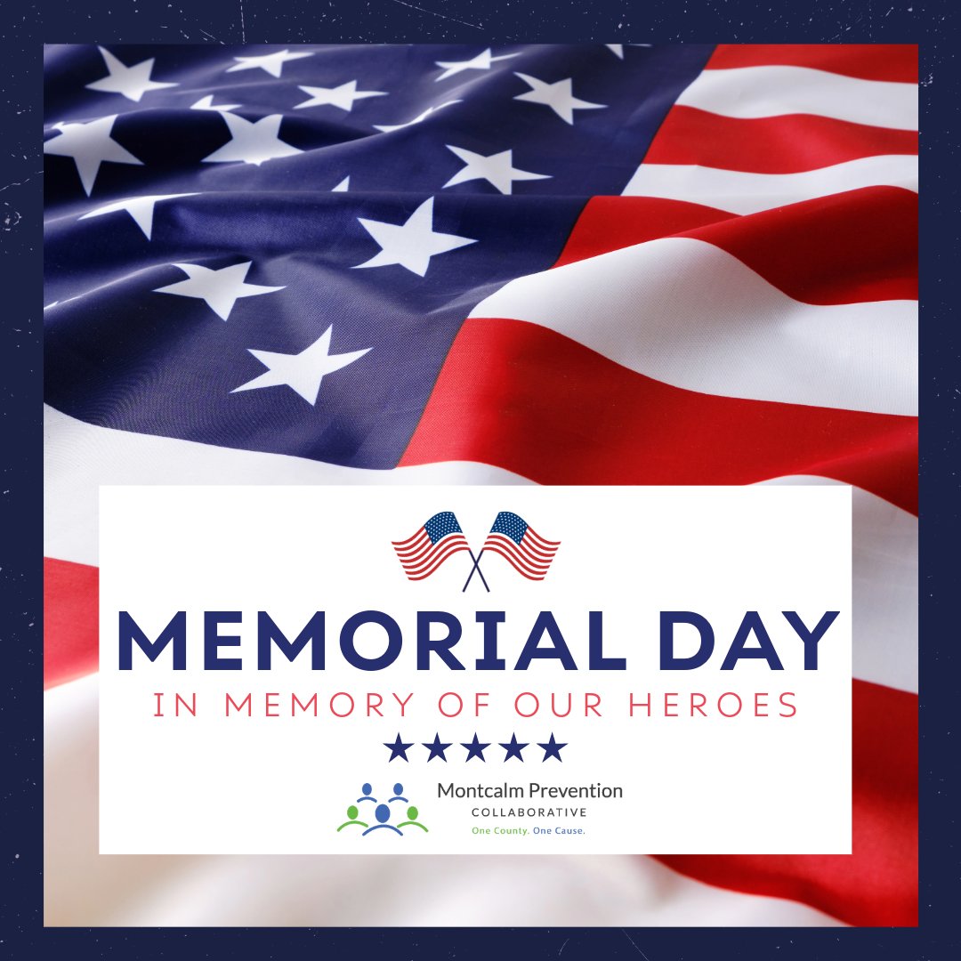 MontPrevention's tweet image. Celebrate Memorial Day the Safe & Strong Way!
This Memorial Day, let’s honor our heroes by making choices that reflect courage, respect, and care—for ourselves and our communities.
Choose clear minds, safe fun, and meaningful moments with the people who matter most.