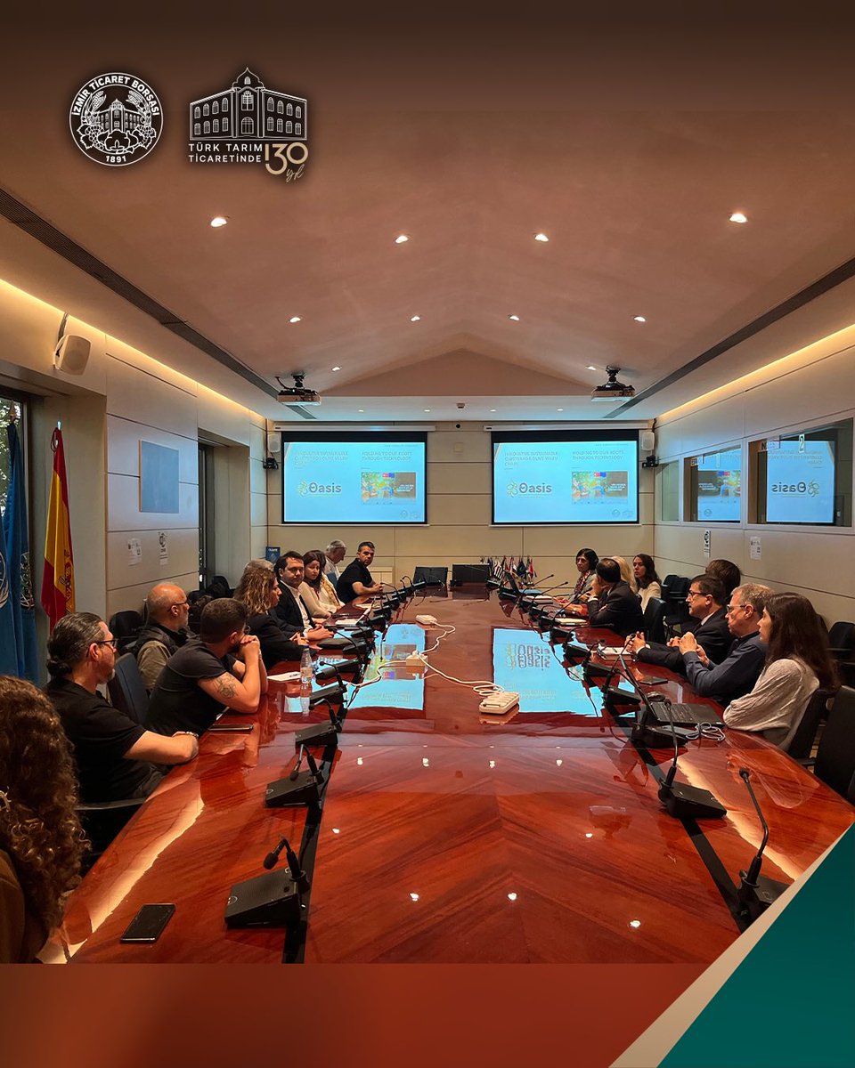 Borsamız koordinatörlüğünde yürütülen Zeytin Değer Zincirinde Yenilikçi ve Sürdürülebilir Kümelenme (OASIS) Projesi kapsamında İspanya’ya çalışma ziyareti gerçekleştirilmiştir.

Ulusal Gıda ve Konserveleme Teknoloji Merkezi (CTNC) ev sahipliğinde, İtalyan Ticaret ve Sanayi Odası