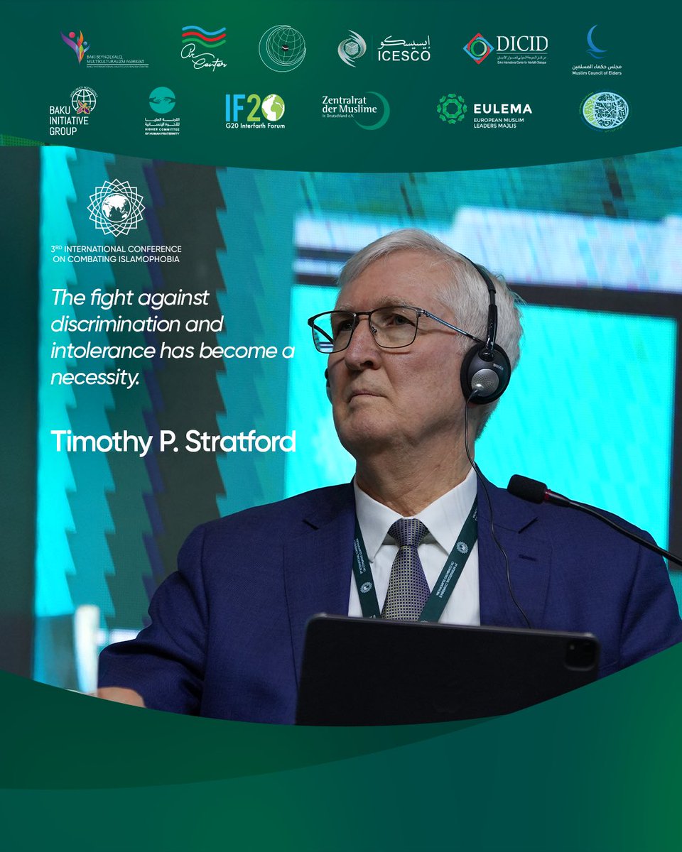 iicbaku2025's tweet photo. Timothy P. Stratford, General Counsel for the G20 Interfaith Forum and Senior Counsel at Covington & Burling LLP, stressed that addressing the hate speech paradox through legal frameworks can help strengthen social cohesion.
#iicBaku2025 #GlobalSolidarity #PartnersForPeace https://t.co/k5ys18gtGU