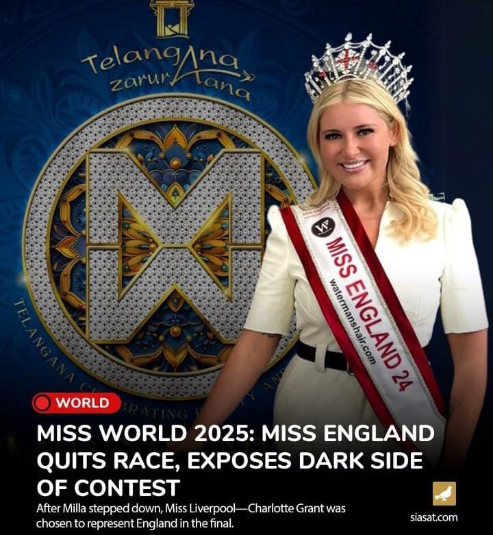 The glitz and glamour of #MissWorld hide a darker truth. Milla Magee, Miss England 2024, just quit mid-competition. Her reason? "I felt like a prostitute."
#WomenWithPurpose