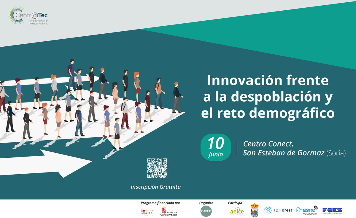 📢 ¿Cómo afrontar el reto de la #despoblación en el #mediorural?
 
<a href="/CARTIFCT/">CARTIF</a> abordará en su próx. jornada #CENTRATEC esta cuestión clave para nuestros territorios y las herramientas que pueden impulsar un desarrollo rural sostenible y conectado cartif.es/centratec/desp…