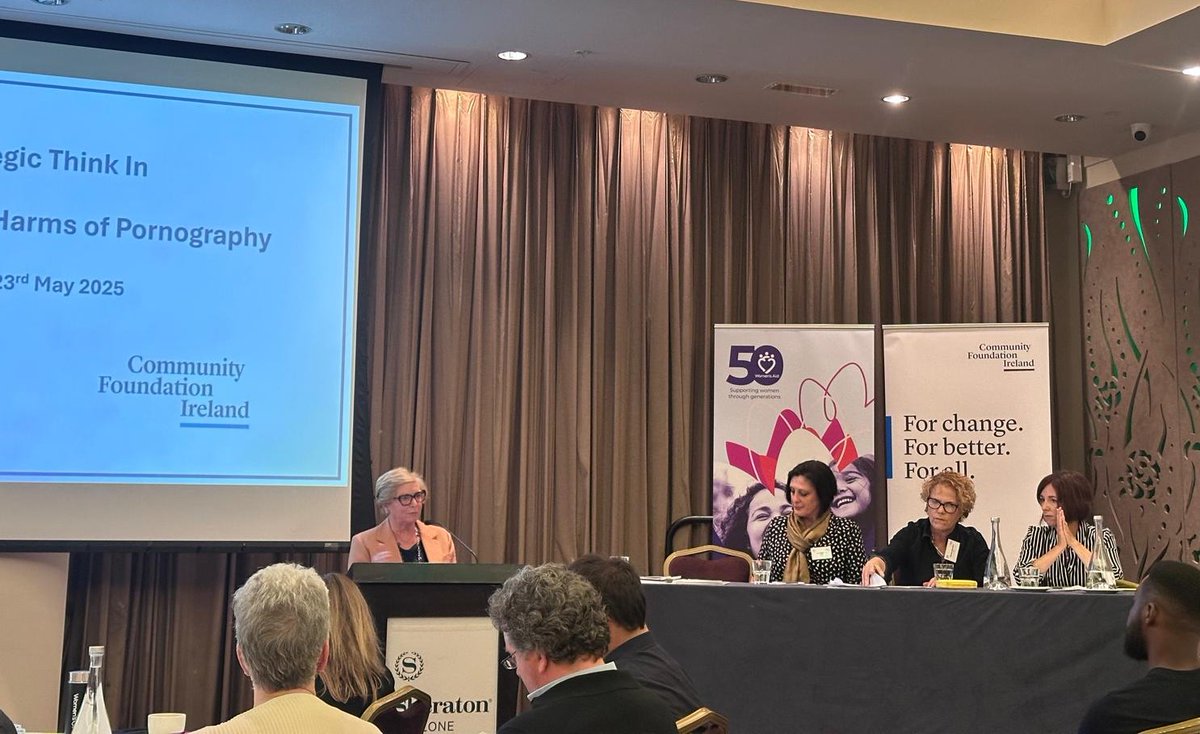 Rape Crisis Ireland (@rapecrisisire) on Twitter photo Fantastic learning & conversations at <a href="/Womens_Aid/">Women's Aid Ireland</a>'s Strategic Convention examining how society can reduce & prevent the harmful impacts of pornography on #GenderEquality, healthy sexual development & #OnlineSafety.
#FactsNotMyths #EndSexualViolence #OnlineSafetyMatters Fantastic learning & conversations at <a href="/Womens_Aid/">Women's Aid Ireland</a>'s Strategic Convention examining how society can reduce & prevent the harmful impacts of pornography on #GenderEquality, healthy sexual development & #OnlineSafety.
#FactsNotMyths #EndSexualViolence #OnlineSafetyMatters