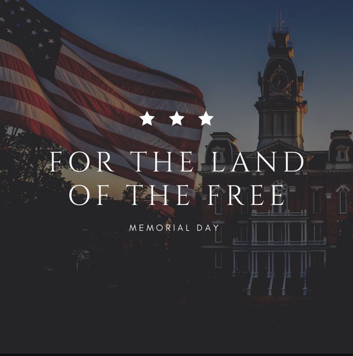 May we never forget that freedom isn’t free. Thank you to all of the men and women who have sacrificed for our great nation 🇺🇸