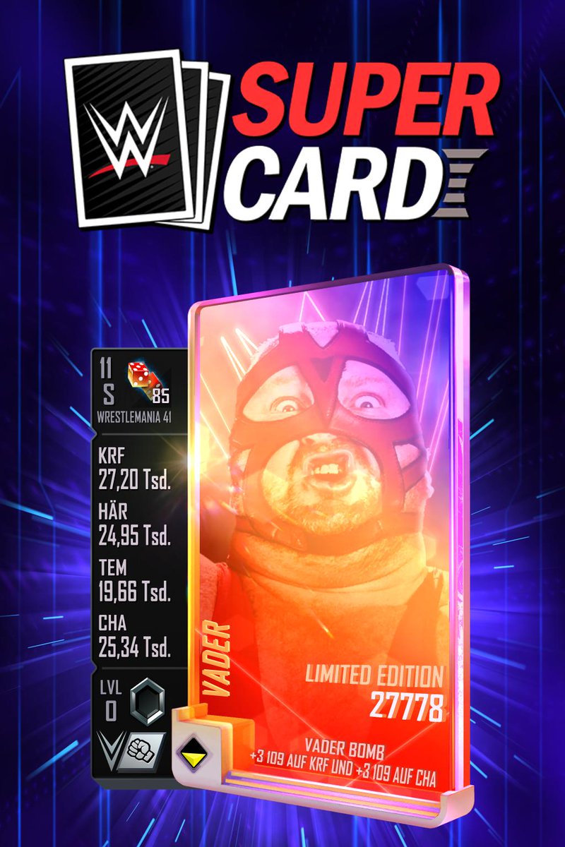GJaskulla's tweet photo. Sieh dir meinen Superstar in WWE SuperCard an! https://t.co/p5oGzxhIjU @wwesupercard #wwesupercard https://t.co/KdCa9nx00r