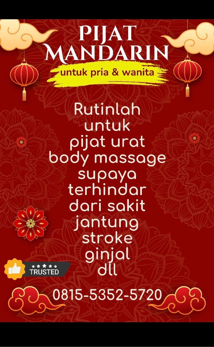 gusming81's tweet photo. Budayakan hidup sehat dgn ilmu warisan leluhur yaitu pijat urat,dgn pijat urat body massage,
spy pembuluh darah anda lancar tanpa kendala.
Cece yg satu ini meriang parah sampai ga bisa noleh...
Untung ada pijat mandarin.
Yuk giliran anda pijat ma saya..
#pria
#wanita
#keluarga https://t.co/AS2zDHNf9B