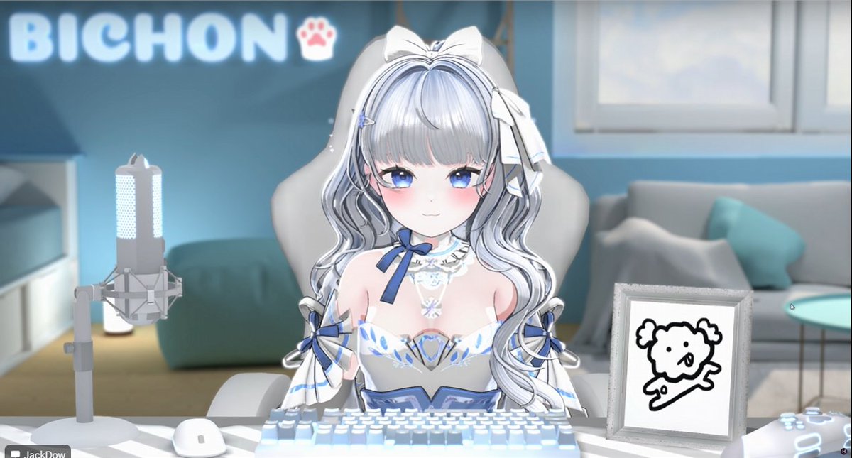 🍀 비숑님의 방송배경 맵제작했습니다. (Vnyan)