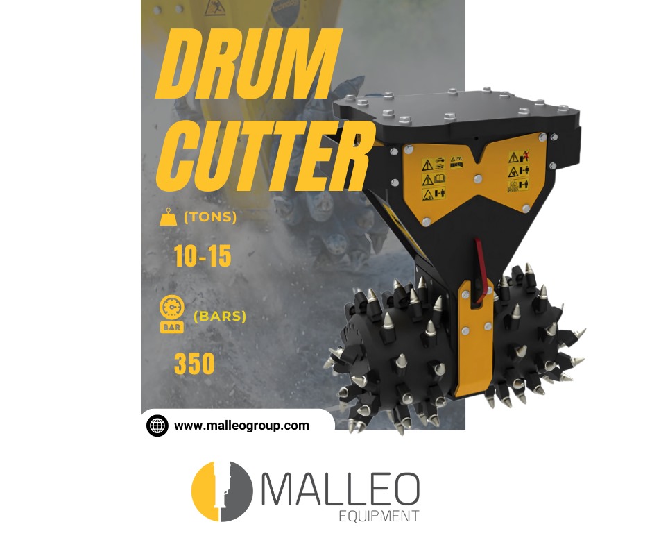 MalleoEquipment's tweet image. Tough jobs need tougher tools 💪
Our Drum Cutter handles 10–15 tons with ease at 350 bar pressure — perfect for precision cutting in hard rock or concrete.
👉 Built for SA conditions. 

 #DrumCutter #HeavyDutyTools #ConstructionSA #BuiltToLast #ExcavatorAttachment #MiningTools