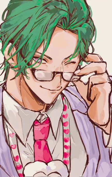 #絵を彩度100にすると超派手 便乗