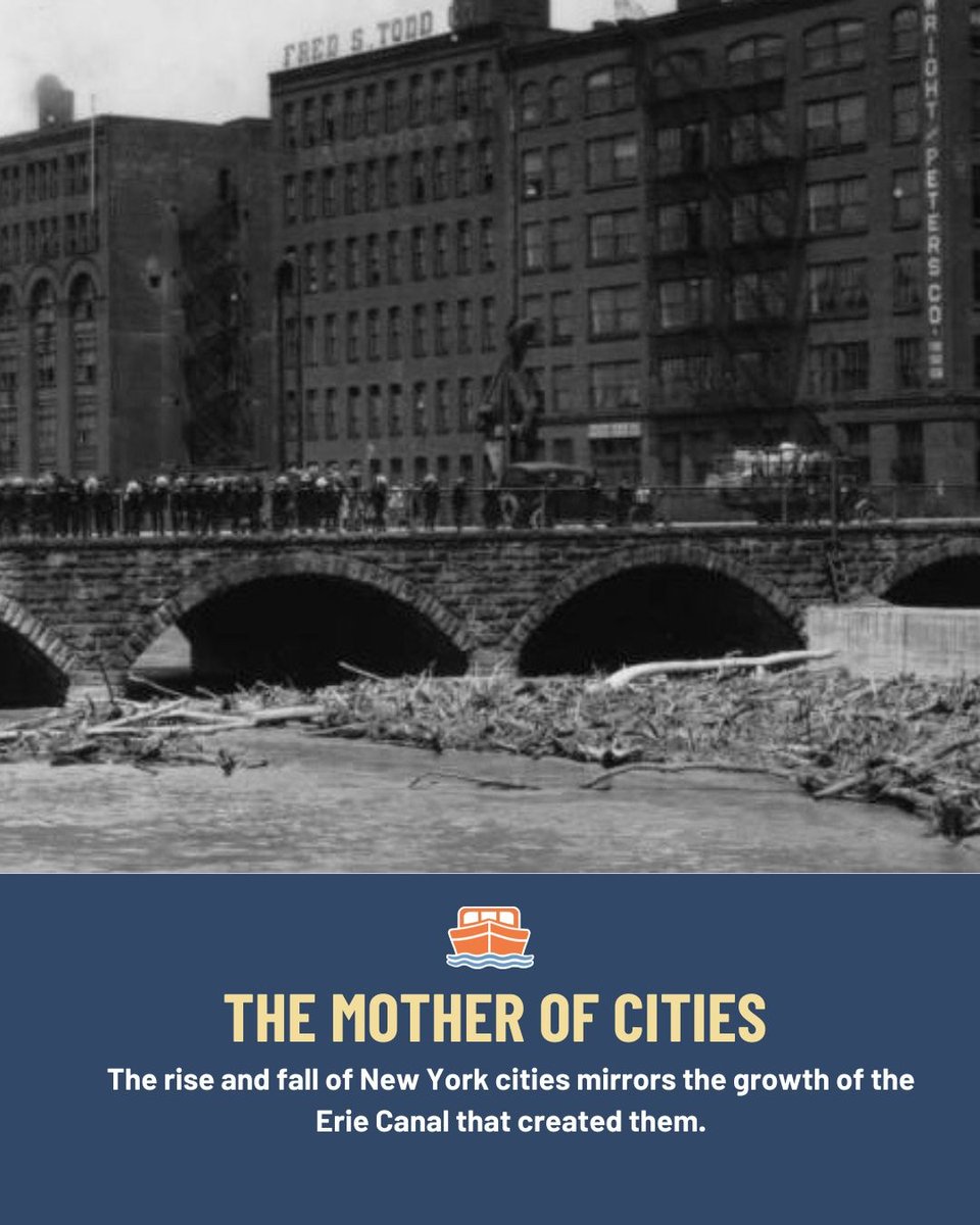 Without the Erie Canal, Syracuse, Utica &amp; Rochester might not exist. Buffalo might not be a top 100 city. NYC might not be America’s trade hub.

Read more about the canal's pivotal impact on population ⬇️
unlockingny.thenewshouse.com/erie-canal-mot…

✍️ Nate Harrington
#UnlockingNY