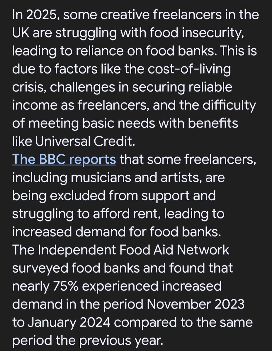 ExcludedFighter (@excludedfighter) on Twitter photo <a href="/ExcludedUK/">ExcludedUK</a> After receiving not even a penny of Covid support, the extra burden of the cost of living crisis is the final nail in the coffin for 350,000+ #ExcludedUK freelancers.
#NoCreativeLeftBehind
<a href="/Conservatives/">Conservatives</a> <a href="/UKLabour/">The Labour Party</a> <a href="/LibDems/">Liberal Democrats</a> <a href="/philippachilds/">Philippa Childs</a> <a href="/paulwfleming/">Paul W Fleming</a>
x.com/FaceOfLace/sta… <a href="/ExcludedUK/">ExcludedUK</a> After receiving not even a penny of Covid support, the extra burden of the cost of living crisis is the final nail in the coffin for 350,000+ #ExcludedUK freelancers.
#NoCreativeLeftBehind
<a href="/Conservatives/">Conservatives</a> <a href="/UKLabour/">The Labour Party</a> <a href="/LibDems/">Liberal Democrats</a> <a href="/philippachilds/">Philippa Childs</a> <a href="/paulwfleming/">Paul W Fleming</a>
x.com/FaceOfLace/sta…