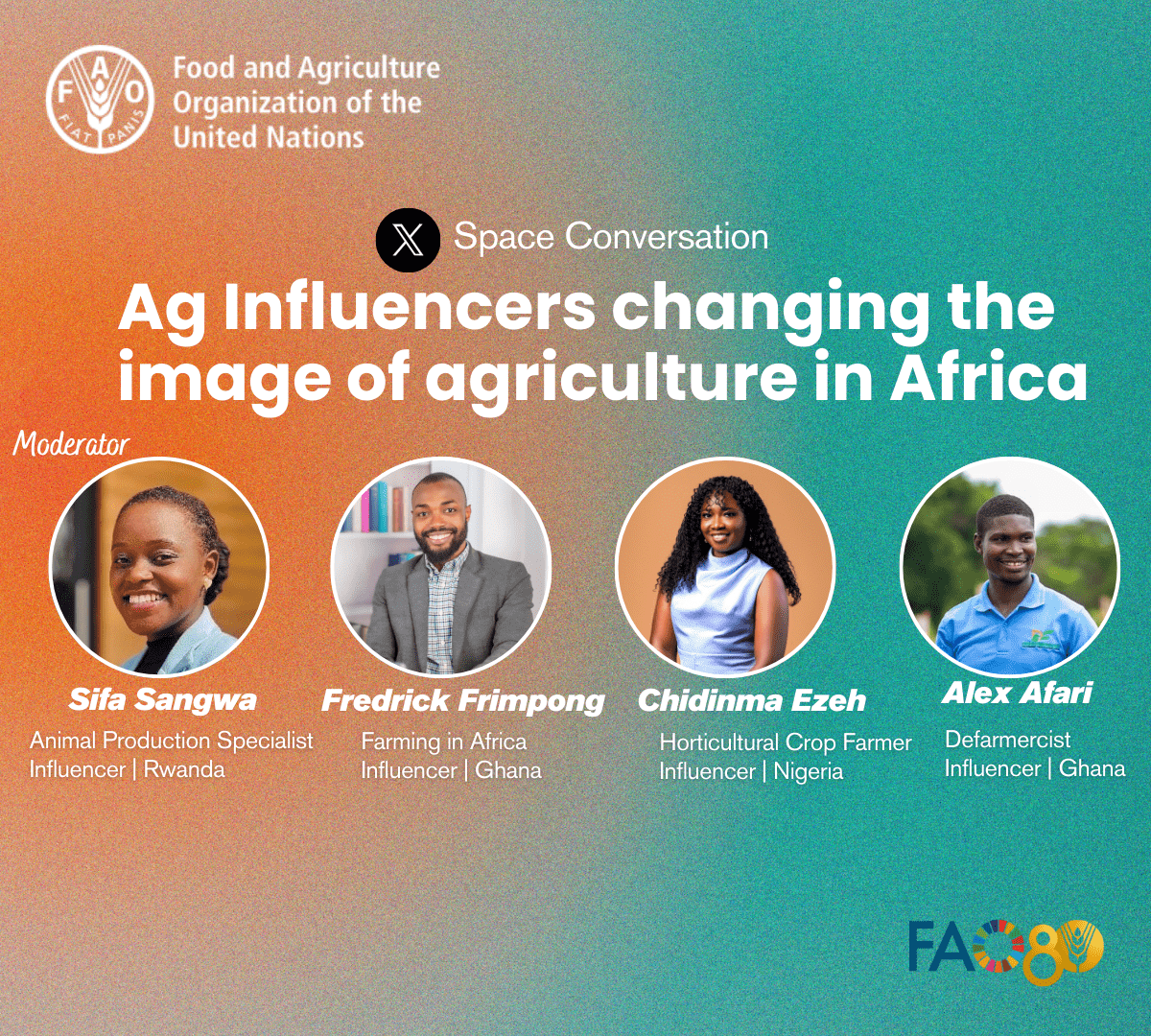 Young African influencers are flipping the script on farming one reel at a time.
From stigma to innovation, they're making agriculture cool, digital &amp; youth-driven.

Read how 👉 bit.ly/4dwwQ5U
Listen to the full conversation 🎧 bit.ly/44QcMJF