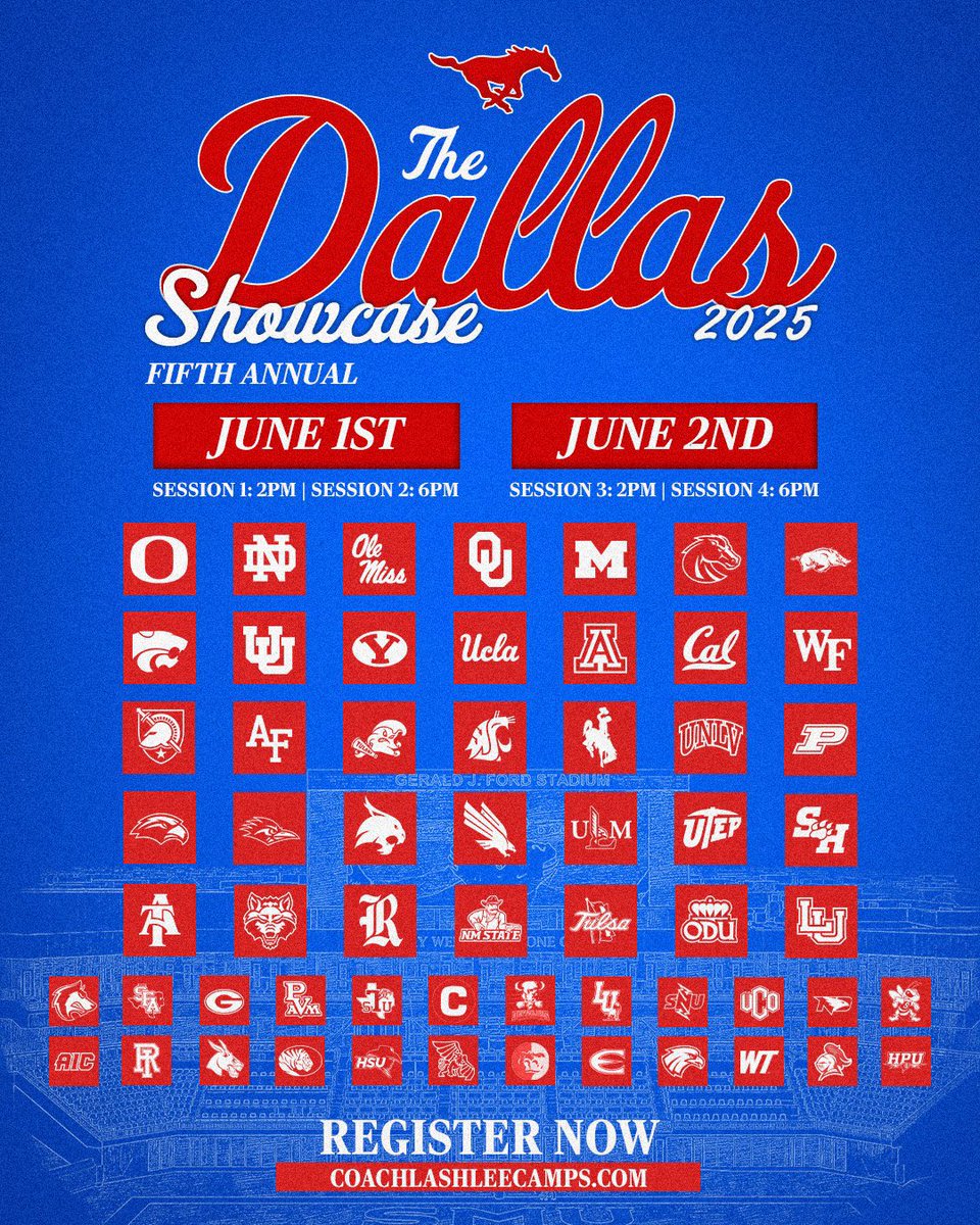 CoachWatkins91's tweet photo. It’s that time again‼️

WT coaches will be taking DFW by storm ⛈️ 

Come get evaluated against the best competition in the country 🏈 

Roll with the Herd and see if you’re West Texas Tough 👊 🦬 🌵 

Click the links to sign up 🔗 

TCU - https://t.co/XAXyOod86r

SMU - https://t.co/cjXaBShqKK