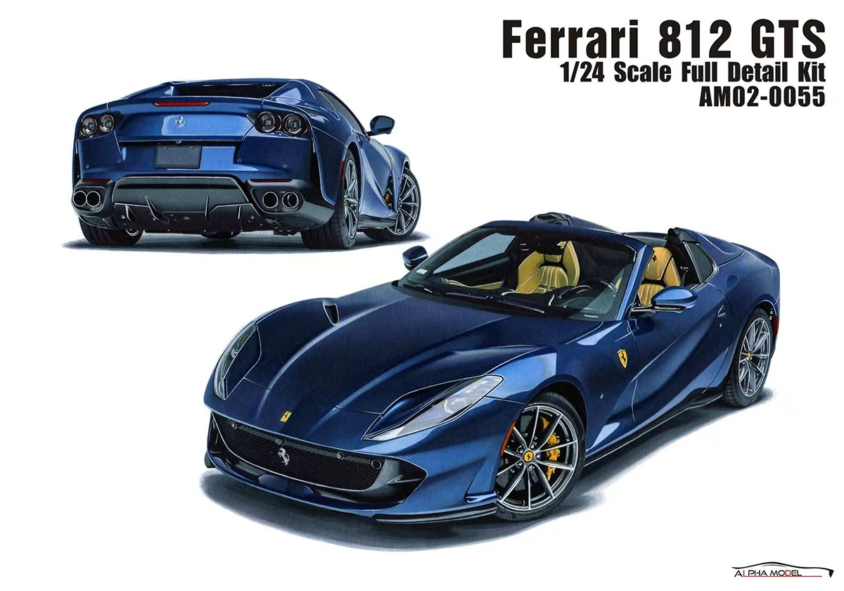 YOYa_uu's tweet image. New Kit release preview
Must-buy in June! Alpha Model's new
AM02-0055 Ferrari 812 GTS is coming soon!
Precise model, perfect details, stay tuned!
#AlphaModel #Ferrari #ResinModel #ModelBuilding #124scale