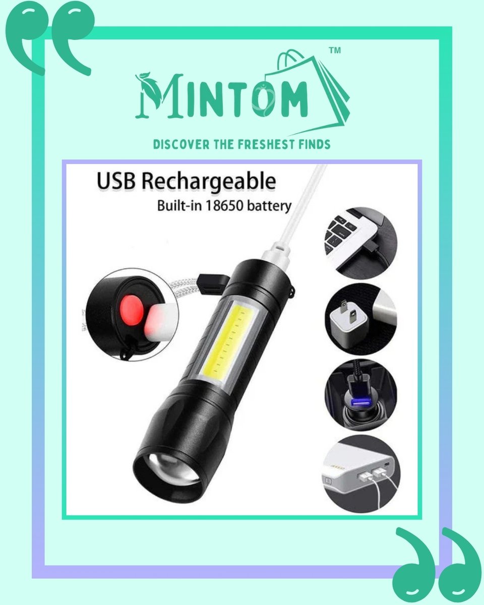 Mintomstore's tweet image. 💡 Light up any moment!

✨ Mini Waterproof Flashlight ✨

Compact, powerful &amp;amp; USB rechargeable for all your lighting needs!

🤩 COD or 10% off on prepaid orders!
😍 Free Shipping!
🛍 Shop now 👇
🔗 shorturl.at/ly2AV

#mintom #flashlight #usbtorch #minigadget #emergencytool