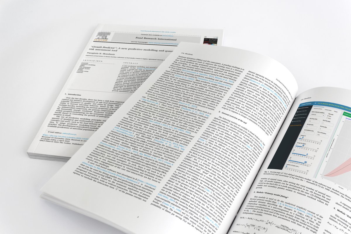 “Growth Predictor”: A novel predictive modelling and quantitative microbial risk assessment  tool developed by Prof. Panagiotis Skandamis. Learn more in the published article: doi.org/10.1016/j.food…