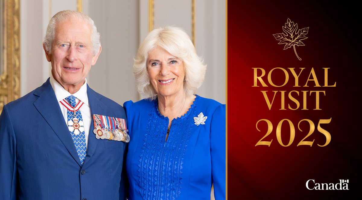 Canada would like to extend its warmest welcome to their Majesties King Charles III and Queen Camilla as they arrive in Ottawa today for their #RoyalVisit. 🇨🇦👑